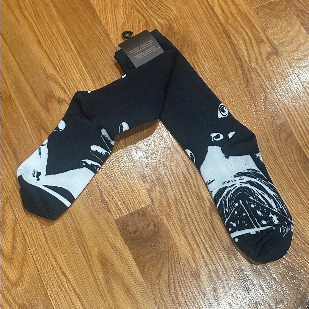 HC Black and Blue Graphic Men's Socks